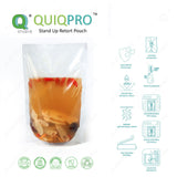 QUIQRETORT™ Cooking Bag Freezer Safe Microwaveable Stand Up Retort Pouch Soup Bag