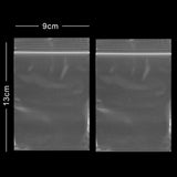 Assorted Sizes & Colors Matte Plastic Zip Lock Bag