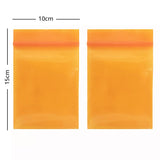 Assorted Sizes & Colors Matte Plastic Zip Lock Bag