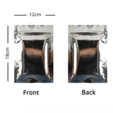 Custom Printed Order: Foil Flat Bottom Zip Lock Bag