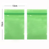 Assorted Sizes & Colors Matte Plastic Zip Lock Bag