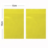 Assorted Sizes & Colors Matte Plastic Zip Lock Bag