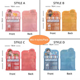 One side Clear One side with Shop Shape Printing Stand Up Pouch w/Hole