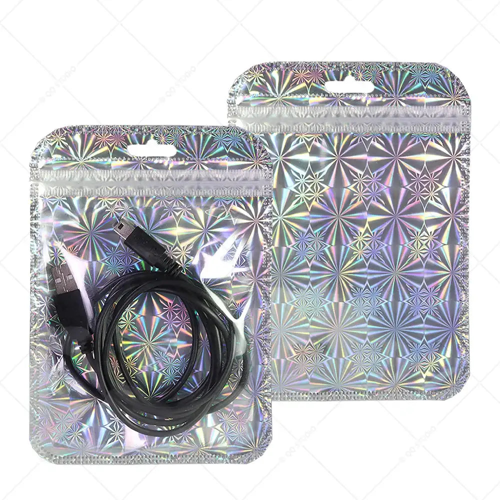 Custom Printed Order: Shimmer and Shine with our Holographic Zip Lock Bag
