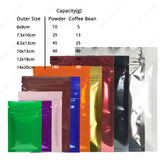 Heat Sealable Foil Glossy Zip Lock Bag with Tear Notch