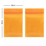 Assorted Sizes & Colors Matte Plastic Zip Lock Bag