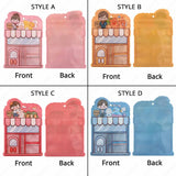 One side Clear One side with Shop Shape Printing Stand Up Pouch w/Hole