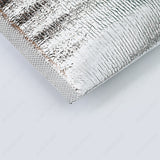 Aluminium Foil Insulated Bubble Thermal Bag Cooler Bag Lunch Food Delivery Pouch with Self-Adhesive
