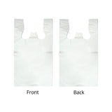 Custom Made Order: Singlet T-shirt White Embossed Transparent Plastic Bag