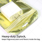 Gold Mylar Zip Lock Bags - Secure and Stylish Packaging Solution