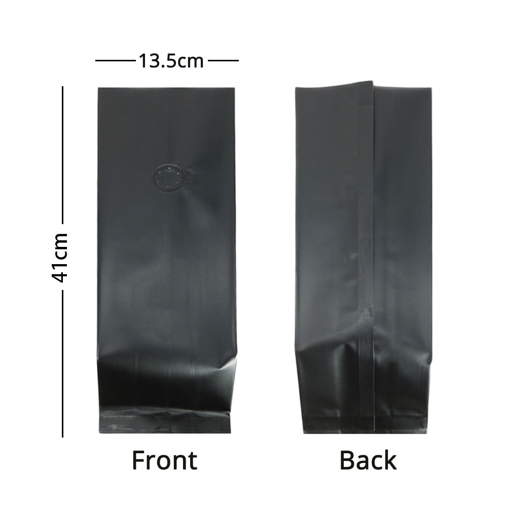 Custom Printed Order: PET/Kraft+AL+PE Gusseted Coffee Bag with Valve