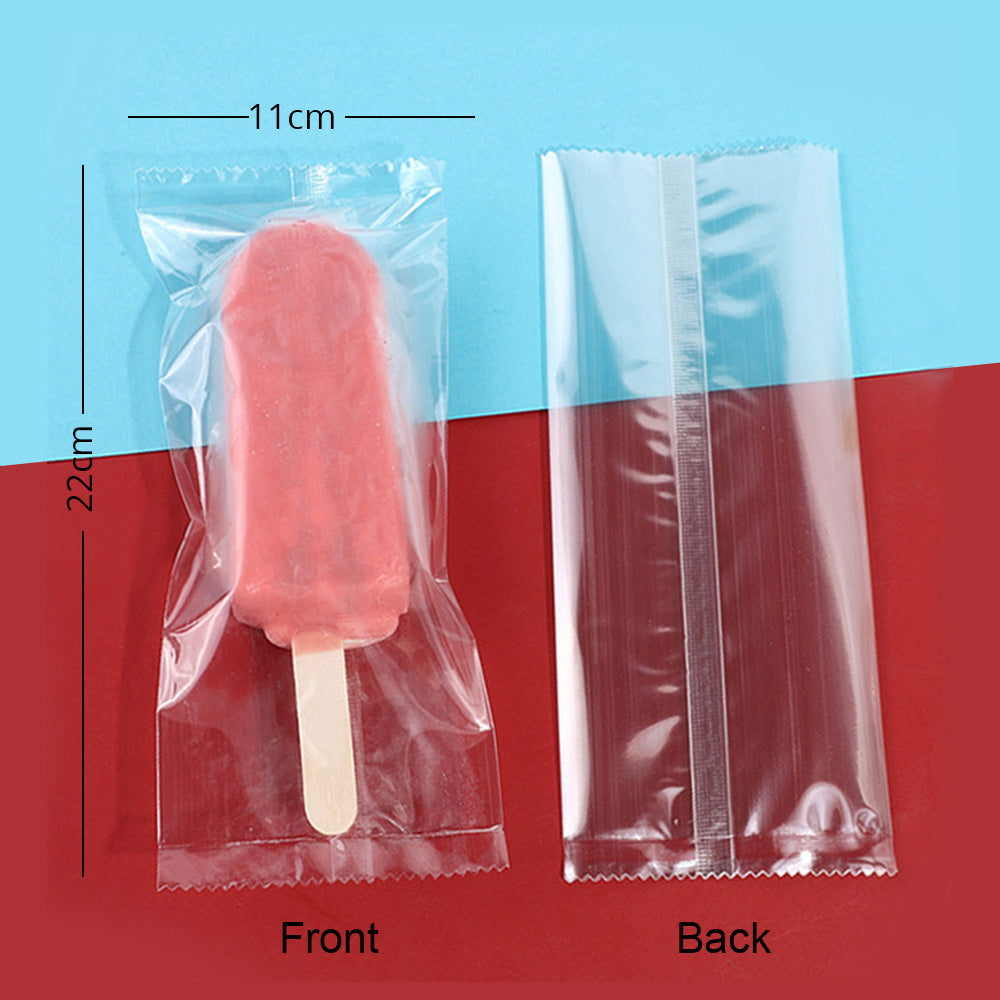 Food Grade Plastic Central Seal Popsicle Ice Cream Sachet