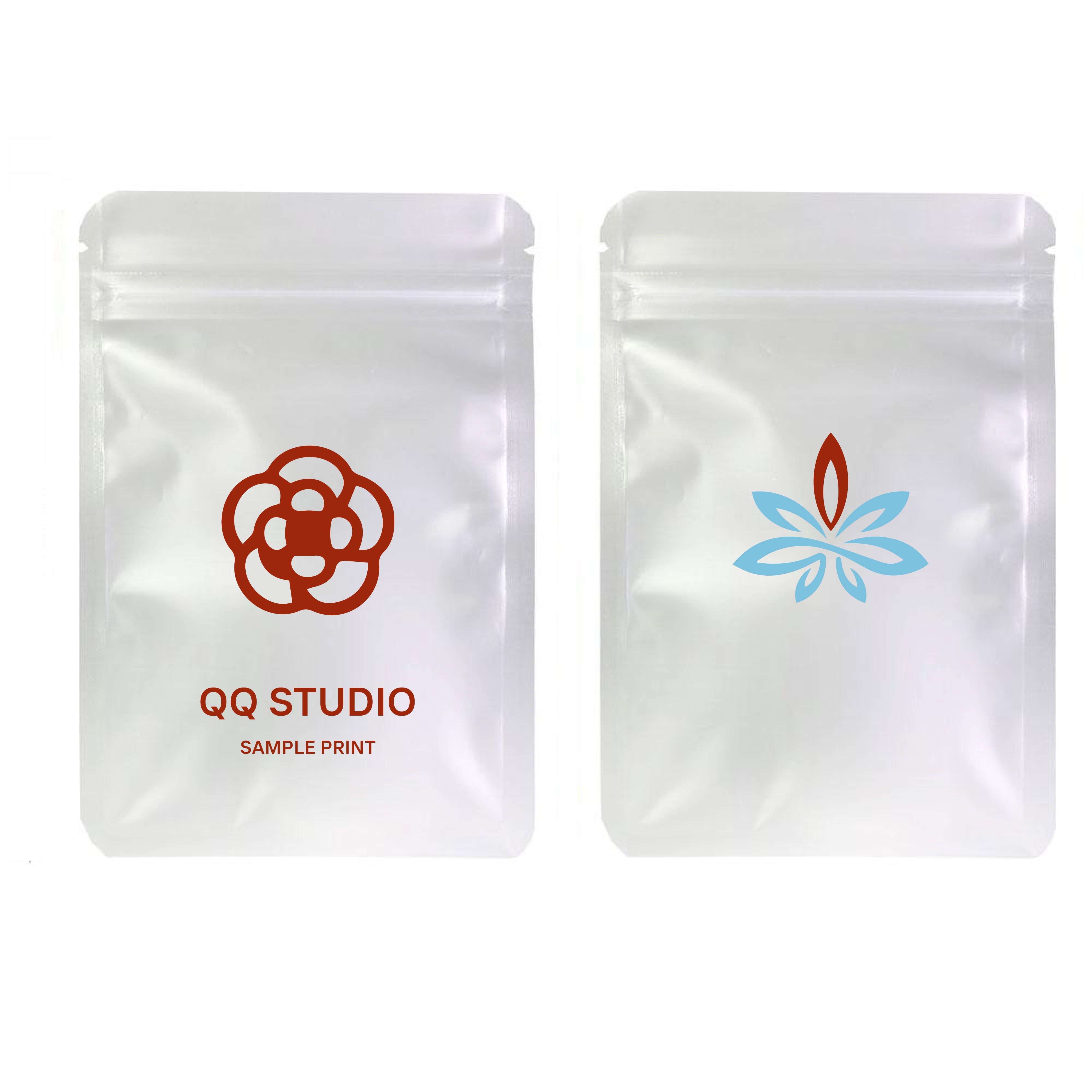 Custom Printed Order: Plastic Matte Zip Lock Bag with Frosted Transparent Design - Secure and Stylish Packaging