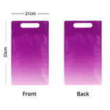 Stylish Matte Kraft Stand Up Pouch with Handle and Clear Side - Showcasing with Convenience