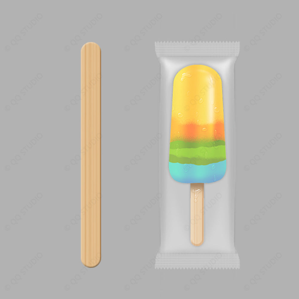Custom Printed Order: Food Grade Plastic Popsicle Ice Cream Sachet Pouch