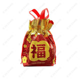 24x26cm Chinese New Year Mandarin Oranges Drawstring Bags