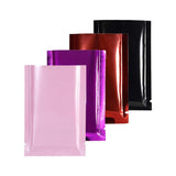 Mylar Glossy Three Side Seal Open Top Pouch for Superior Packaging