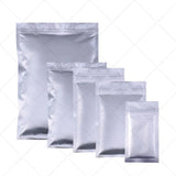 Glossy Silver Aluminum Foil Zip Lock Bag - Premium Quality, Food Grade, Moisture-proof, Reusable