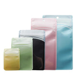 Glossy Plastic Reclosable Zip Lock Bag with Round Hole