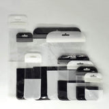 Clear Front Color Back Plastic Zip Lock Bag with Euro Slot