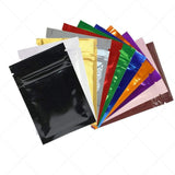 Heat Sealable Foil Glossy Zip Lock Bag with Tear Notch