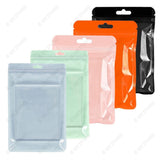 Glossy Plastic Zip Lock Bag with Butterfly Hole and Clear Front