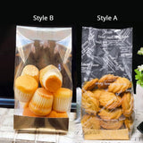 Professional Plastic Open Top Bakery Bag with Card Base - Secure and Convenient Storage